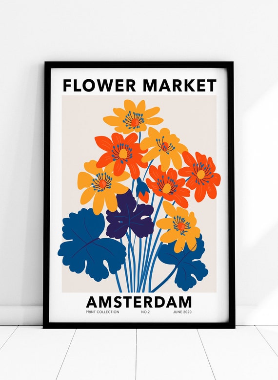 Flower Market Stockholm Poster (21x29.7 cm (A4))