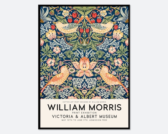 Antique Replica William Morris Strawberry Thief Art Print Antique Replica William Morris Strawberry Thief Art Print