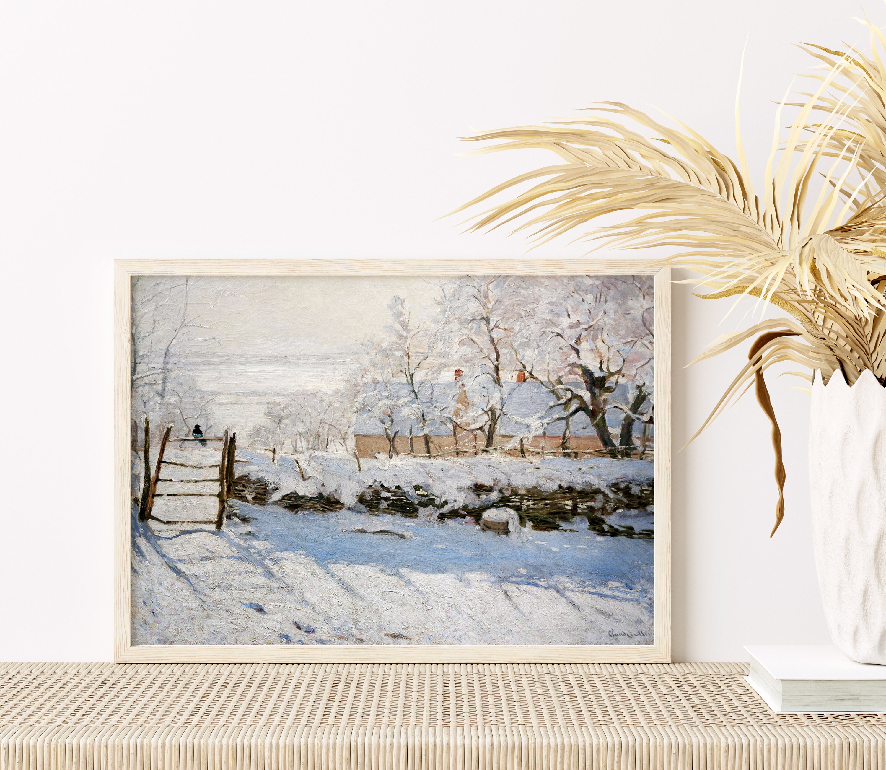 ステンドグラス　パネル　モザイクアート　雪景色 抽象的な冬の風景のステンド グラス スタイル、フィールド、山、空、雪