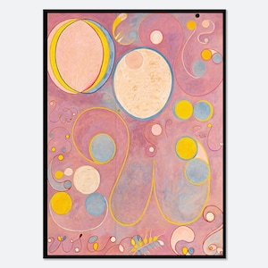 Hilma af Klint The Ten Largest, No. 8 Adulthood Group IV Vintage Poster Colorful Abstract Art Print | Hilma af Klint Exhibition Poster #HK18