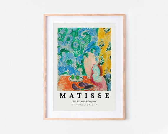 Henri Matisse Still Life With Aubergines 1911 Poster Art Print
