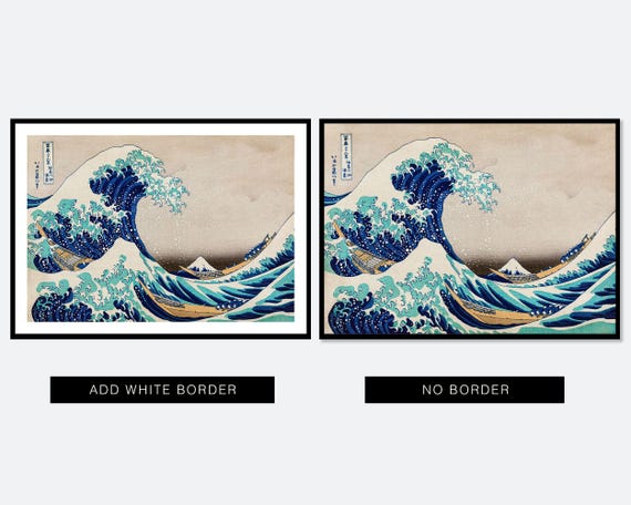 Katsushika Hokusai the Great Wave off Kanagawa 1830–1833 Vintage
