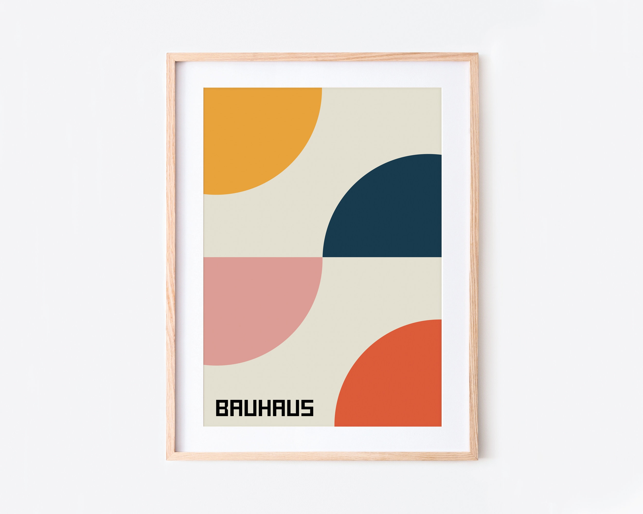 Bauhaus Geometrisches Design 1919 Kunstdruck Bauhaus Etsy De