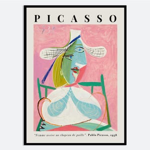 Rare Vintage 1950 Matisse “Le Chapeau Bleu Rare Vintage 1950 Matisse “Le Chapeau Bleu