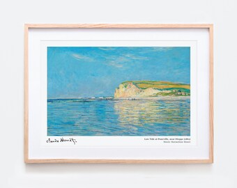 CLAUDE MONET Pourvlle près Deppe. 1882. | Monet art, Claude monet art