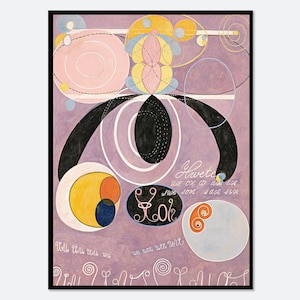 Hilma af Klint The Ten Largest, No. 6 Adulthood Group IV Vintage Poster Colorful Abstract Art Print | Hilma af Klint Exhibition Poster #HK16