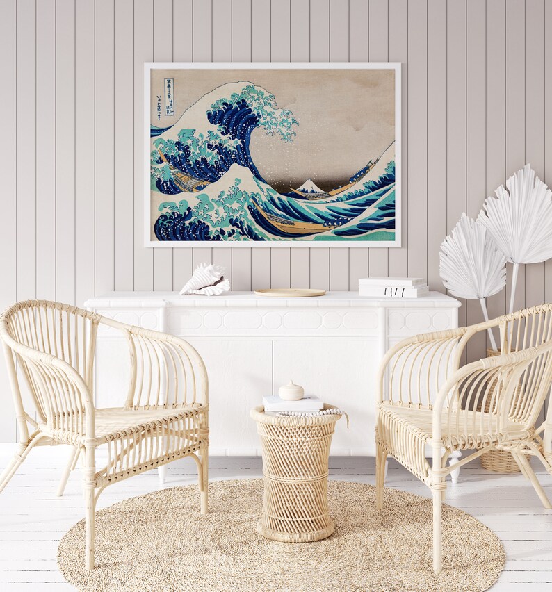 Katsushika Hokusai the Great Wave off Kanagawa 1830–1833 Vintage ...