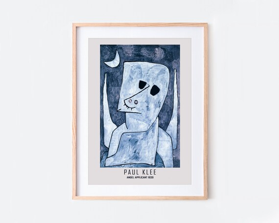 パウル・クレー「天使の応募者」1939年ヴィンテージポスターアート