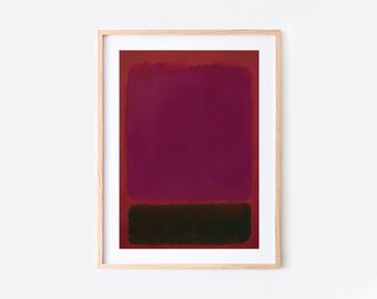 Mark Rothko Print, Mark Rothko Poster, Untitled 1967 Violet
