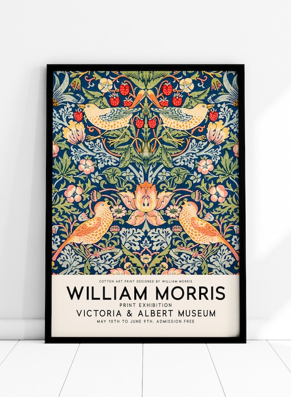 Antique Replica William Morris Strawberry Thief Art Print Antique Replica William Morris Strawberry Thief Art Print