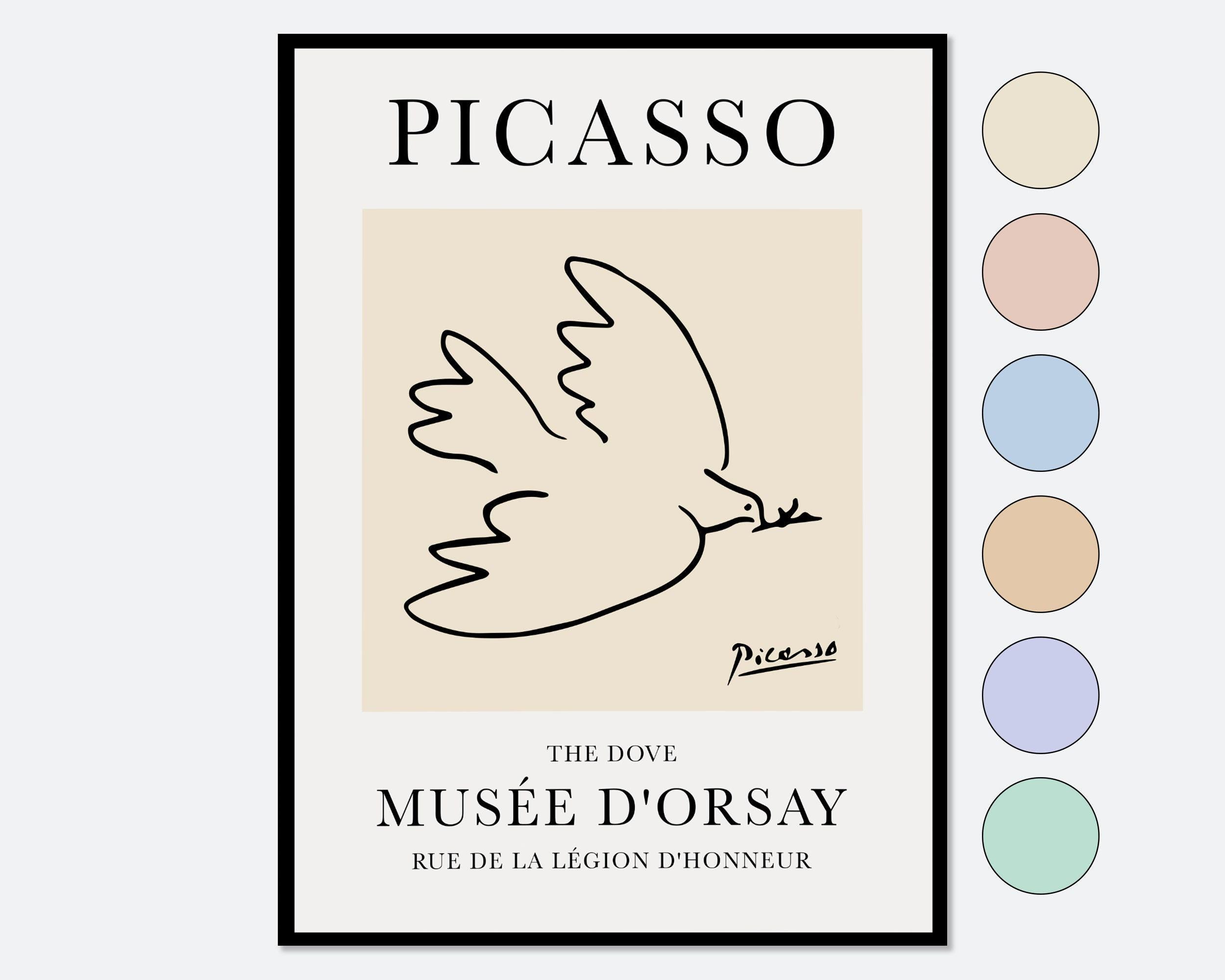 Pablo Picasso Dove of Peace 1949 Line Drawing Art Print | La