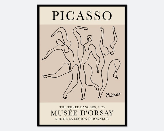 Picasso - Les Trois Danseuses Art Print by Artily