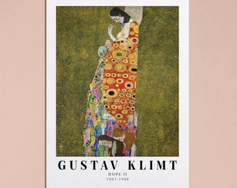 グスタフ・クリムト「希望 II」1907-1908年 ヴィンテージ展覧会