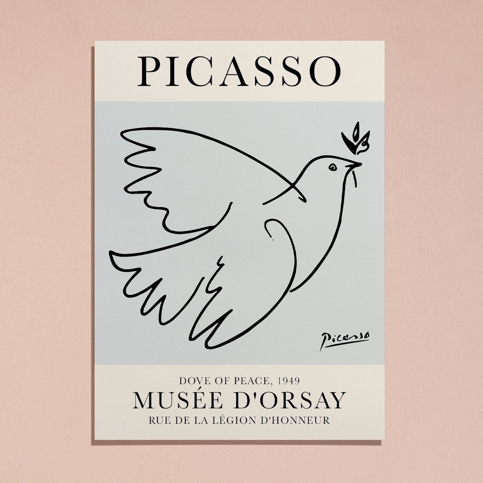 Pablo Picasso Dove of Peace 1949 Line Art Print Museum Etsy Pablo Picasso Dove of Peace 1949 Line Art Print Museum Etsy