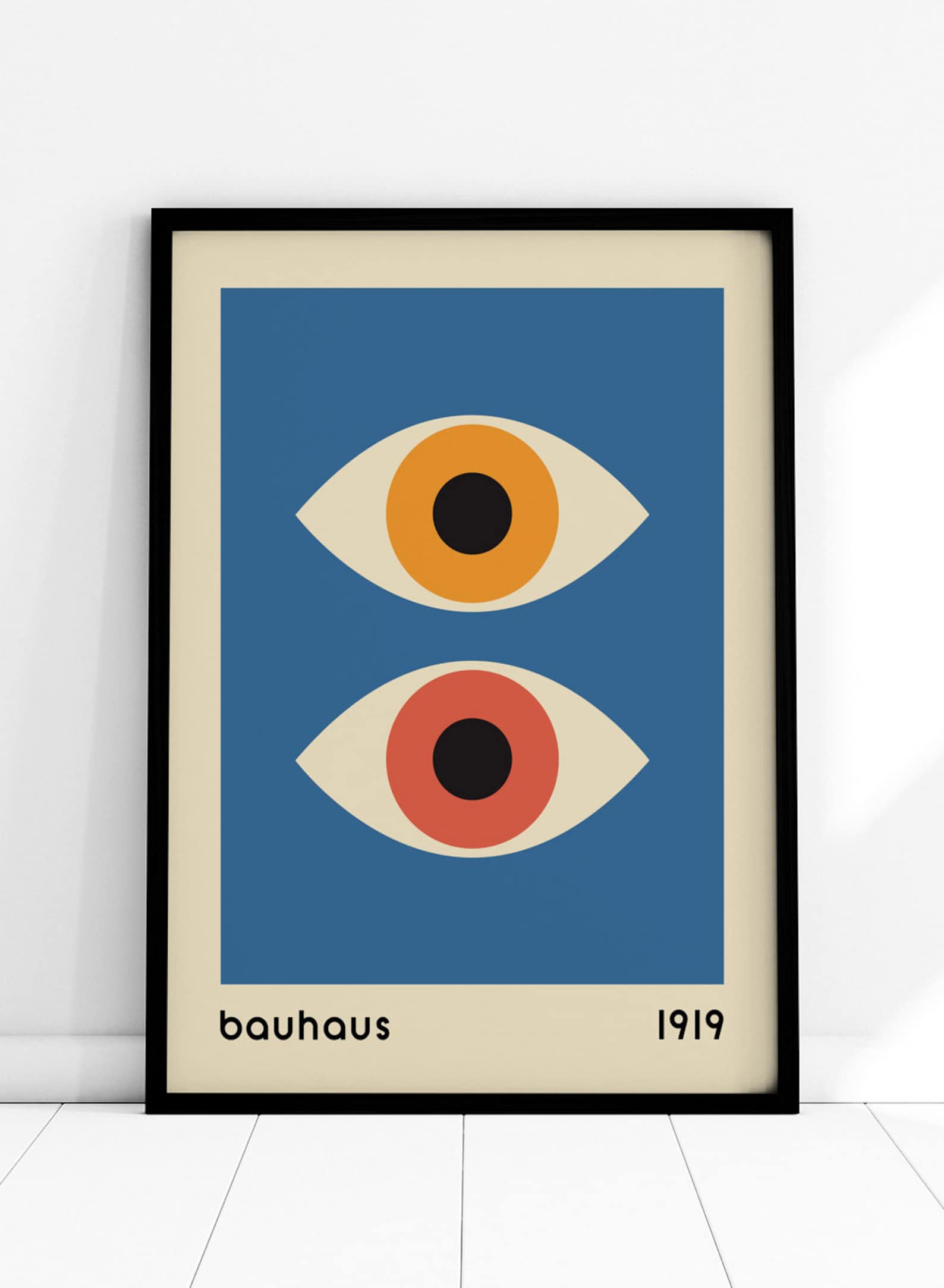 Bauhaus 1919 Geometric Colorful Eyes Art Print Bauhaus - Etsy UK