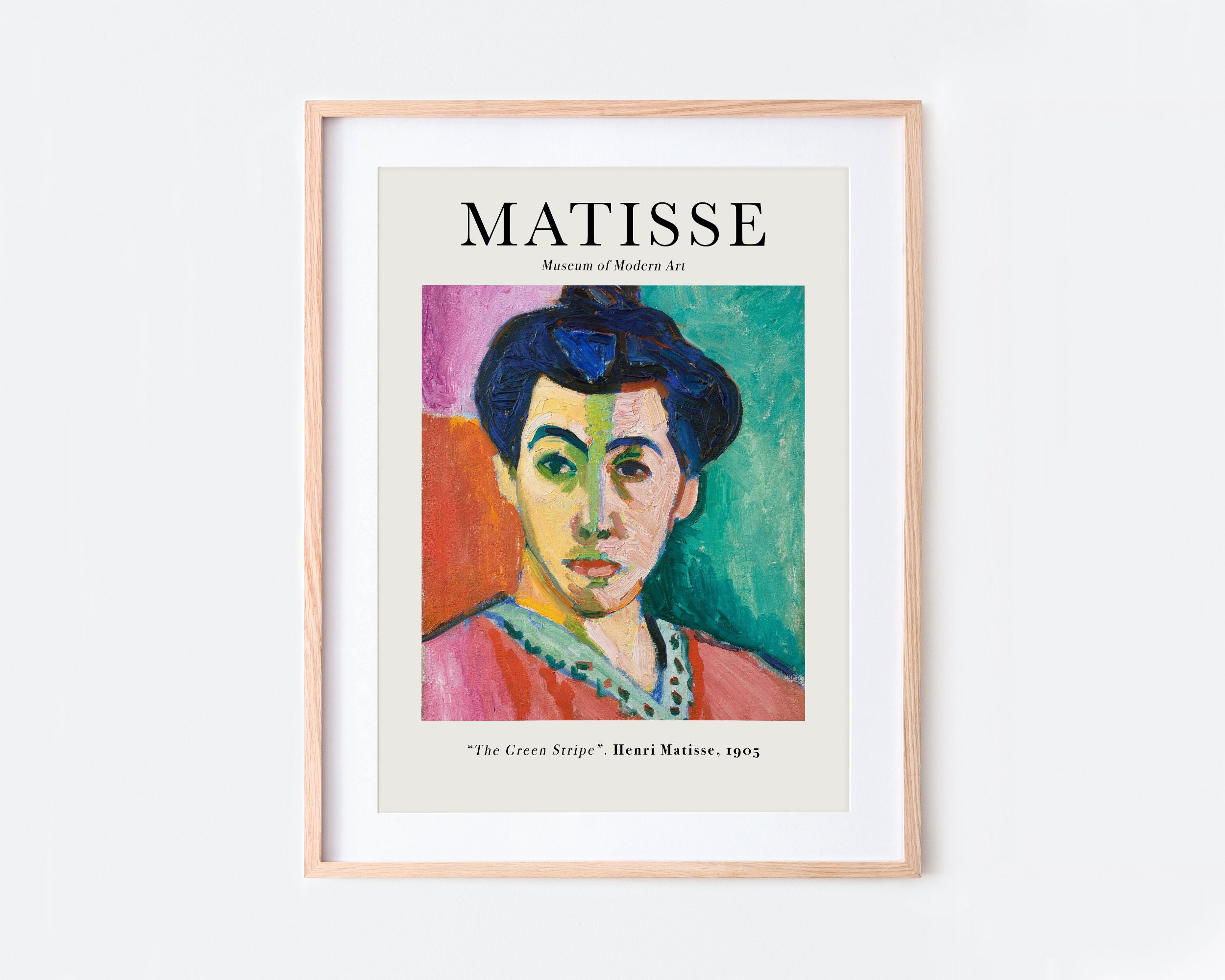 Henri Matisse Portrait of Madame Matisse the Green Line the