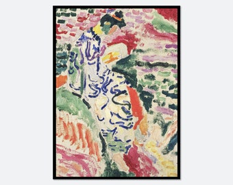 Matisse Print, Matisse Poster, Henri Matisse Art Print, Matisse La Japonaise, Woman Beside Water, Vintage Poster, Exhibition Poster #M138