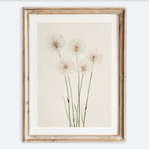 Vintage fleur botanique feuillage dessin nature morte impression d'art mural, croquis floral neutre rustique, affiche de ferme minimaliste antique VP267
