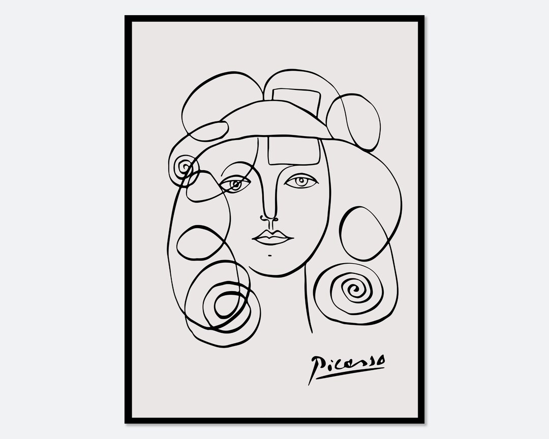 ★☆ピカソ ヘアーネットをつけた女 アートテリー シャーリングプリント★☆ il_1080xN.3167419894_fu9x.jpg