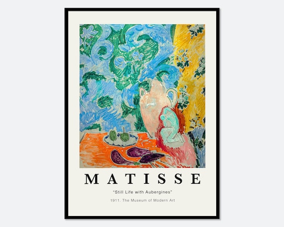 Henri Matisse Still Life With Aubergines 1911 Poster Art Print