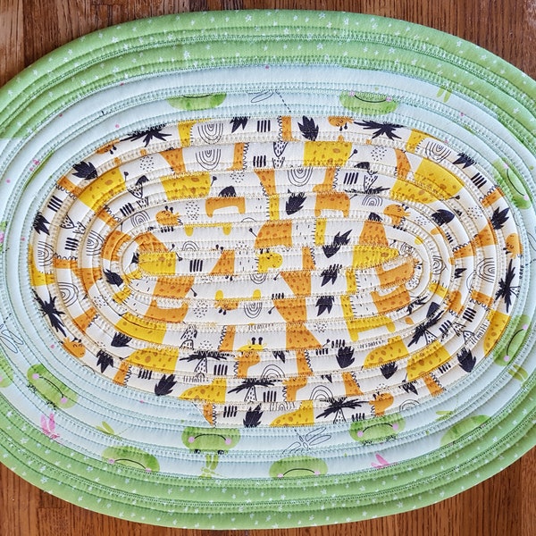 Children's  Oval Jelly Roll Placemat