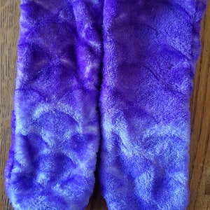 Purple Children&#39;s Fleece Socks, Sole Sizes 3 1/2&quot;,6&quot; , 6 1/2&quot;