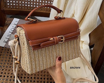 bohemian straw bag