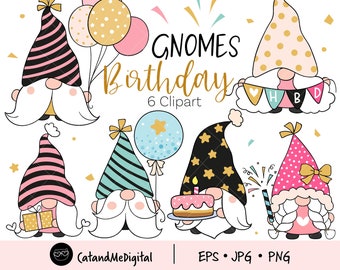 Gnome Joyeux Anniversaire Etsy
