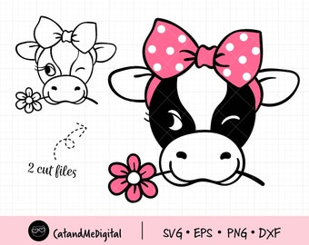 Free Free 217 Baby Cow With Bow Svg SVG PNG EPS DXF File