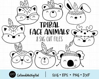 Download Tribal Animal Svg Etsy