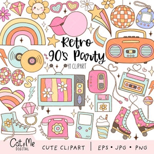 Retro jaren 90 clipart jaren 90 vibes png jaren 90 feest png Groovy clipart hippie vintage png jaren 80 vibes png Y2K clipart Nostalgie png Retro cadeau png