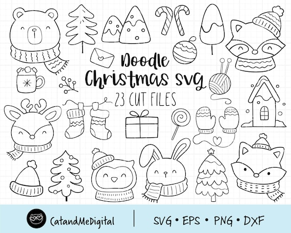 navidad svg Clipart navidad decoración navideña svg Etsy España