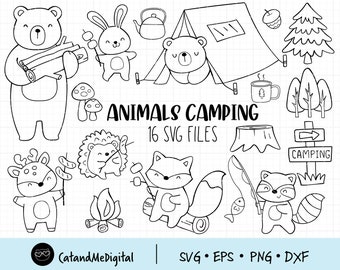 Raccoon Coloring Svg - Etsy