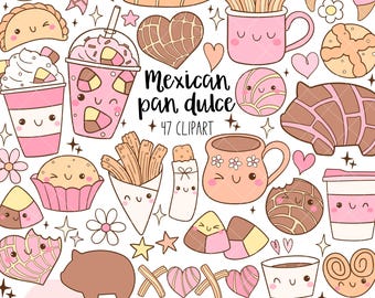 Mexican pan dulce clipart Mexican sweet bread png Mexican dessert png Pink pan dulce png Mexican valentine Concha clipart Mexican gift png