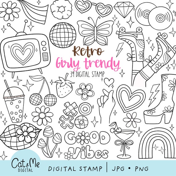 Society6 ケース Retro vintage pink white black three stripes kakarin choyx Y2K Aesthetic Skull Graffiti Oversized Graphic