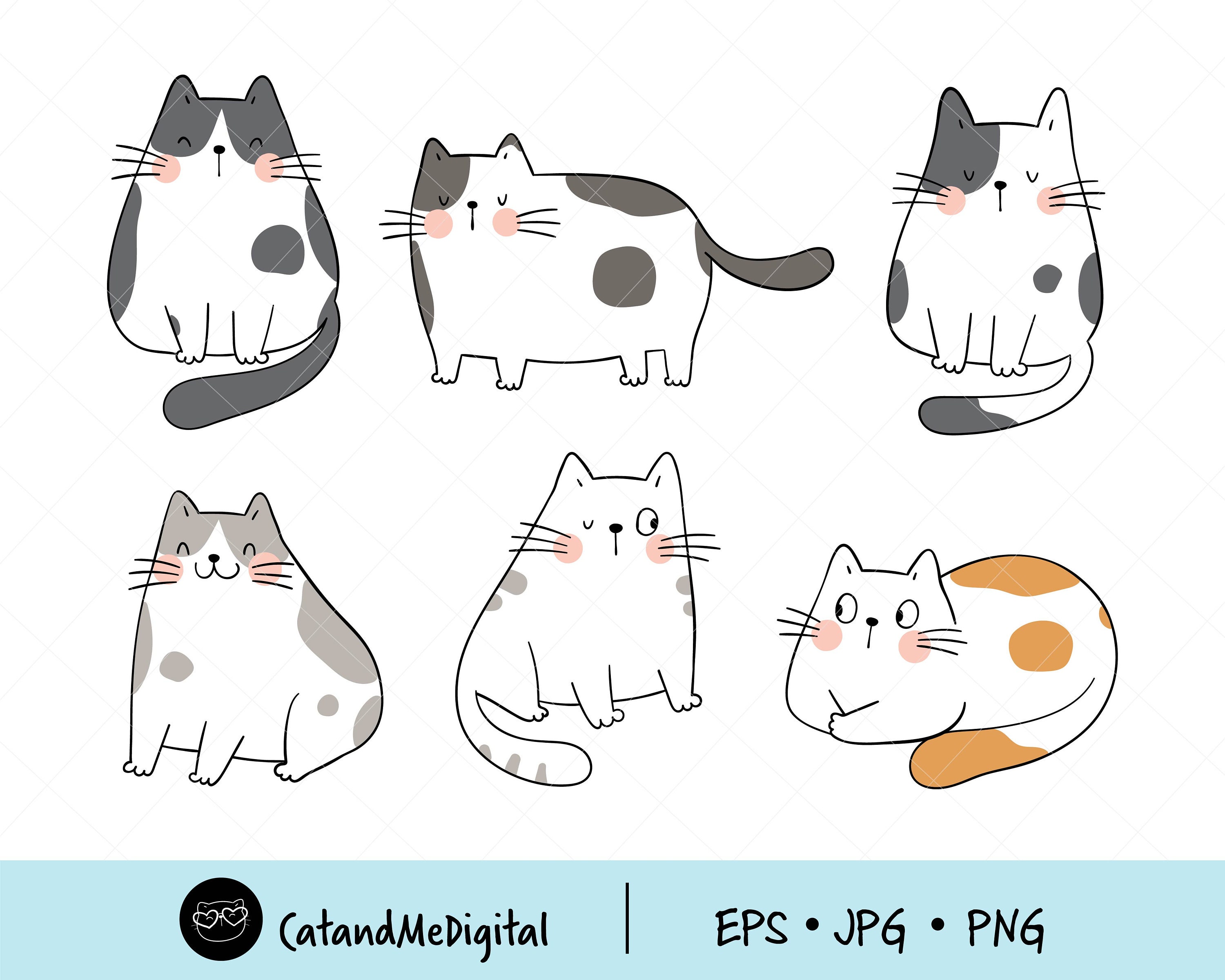Draw Cat Clip Art Funny Cats Cat Digital Printable Cat Digital - Etsy Ireland Draw Cat Clip Art Funny Cats Cat Digital Printable Cat Digital - Etsy Ireland