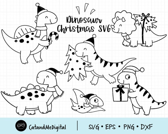 Second Ave Weihnachtskarte Mit Dinosauriermotiv – 210x148 Mm, Mit Umschlag