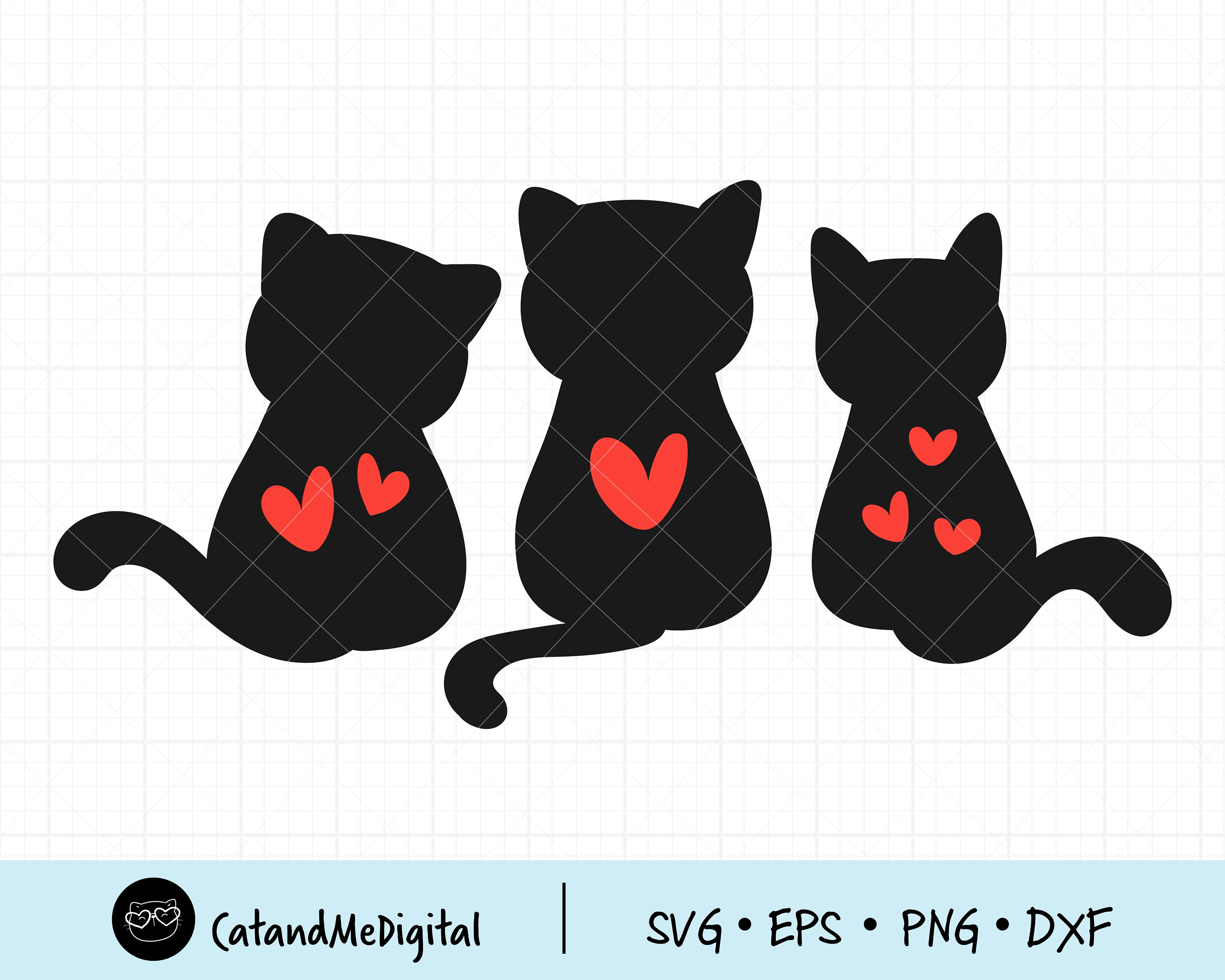 Valentine Black Cat Svg Valentine Cat Svg Valentine Clipart - Etsy UK