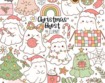 クリスマスゴーストクリップアート グルーヴィーなディスコボールpng 不気味なクリスマスpng トレンディなクリスマスpng ハロウィンpng サンタ帽子png クリスマスプレゼントpng