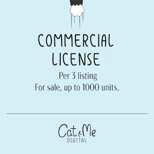 Commercial use License for 3 cliparts - 1000 Units