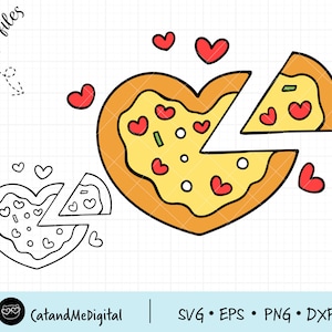 Pizza heart svg Heart shape svg Valentines clipart Pizza png Valentine shirt Valentine gift Pizza slice svg Fast food svg Pizza lover svg