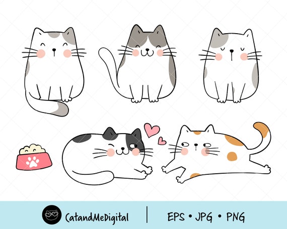 Draw Cat Clip Art Funny Cats Cat Digital Printable Cat Digital - Etsy Canada Draw Cat Clip Art Funny Cats Cat Digital Printable Cat Digital - Etsy Canada