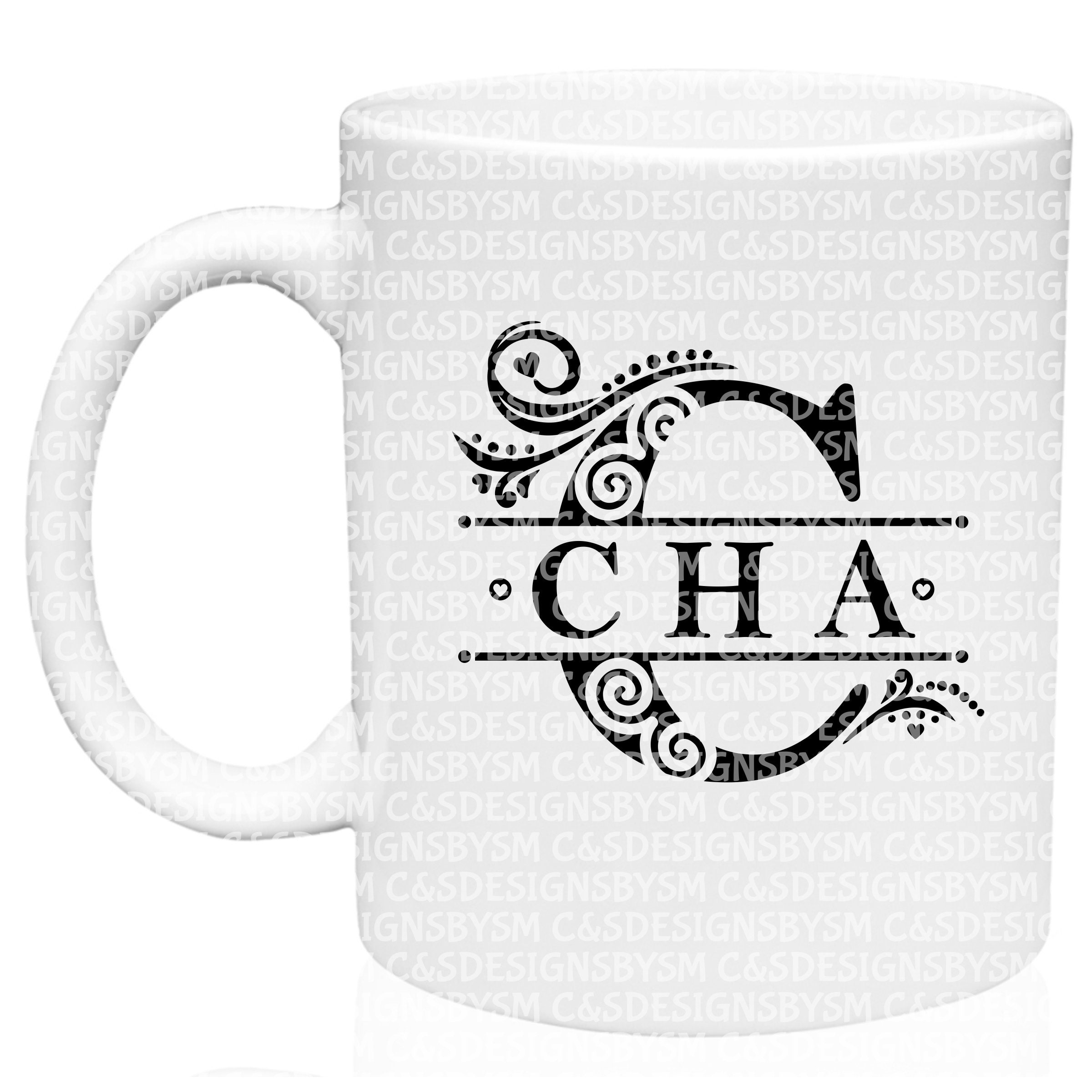 Hmong Cha/tsab/tsaab Clan Split Monogram SVG - Etsy