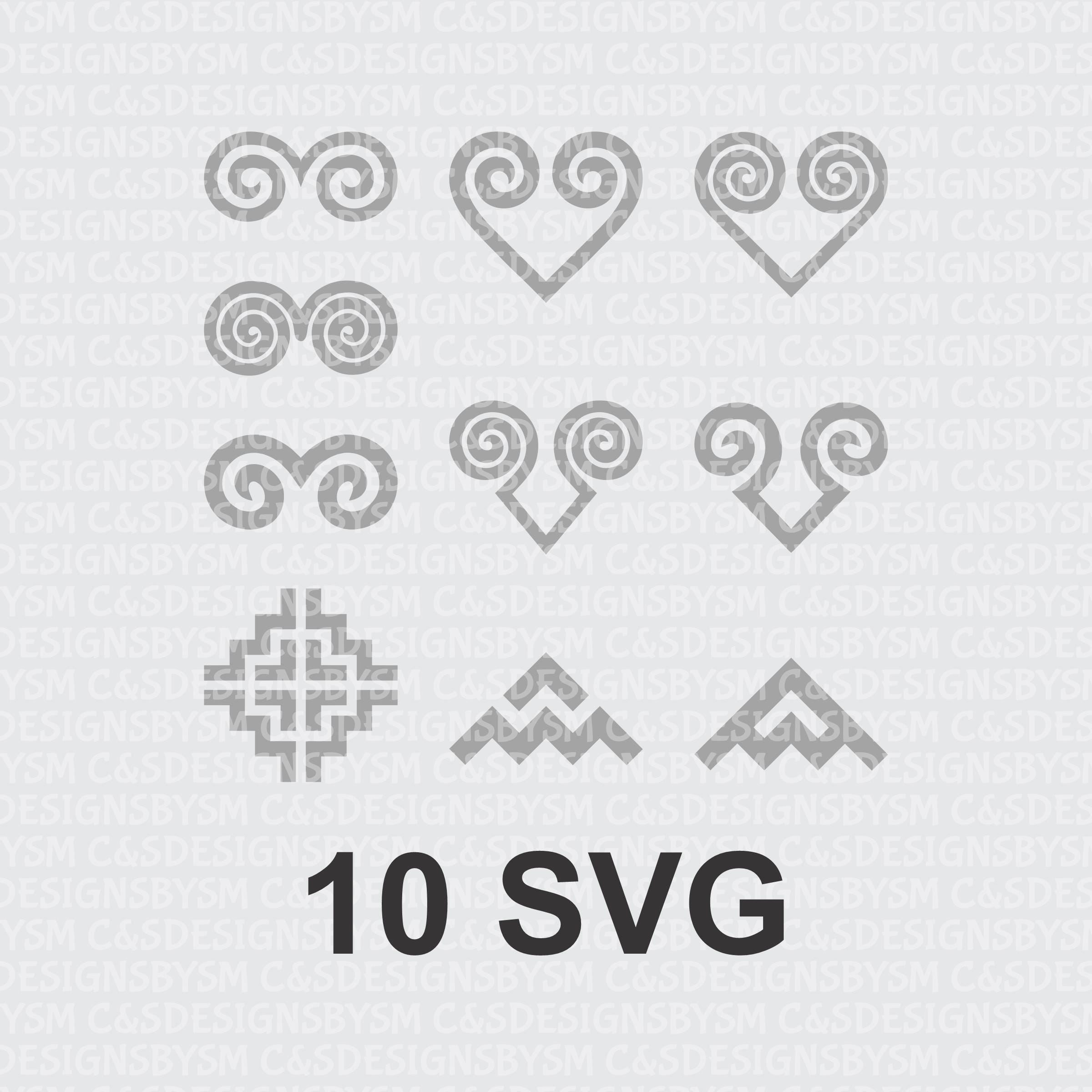 Hmong Motifs - Set of 10 - M1 - Etsy