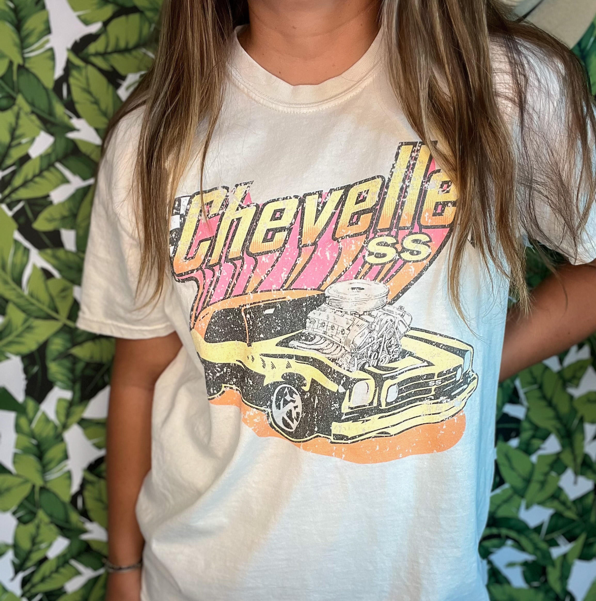 Chevelle SS Muscle Car Graphic Tee Oversized Shirt Etsy
