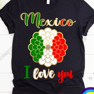 Mexico Dalia Flower Flag: SVG, Studio3, PNG (Digital Image)