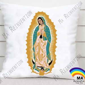 Imagen Digital SVG, PNG y STUDIO3 de Virgen de Guadalupe, Nuestra Señora de Guadalupe para cortar o imprimir.