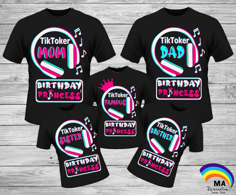 Download Pack de 5 imágenes de TikToker para toda la familia svg en ...