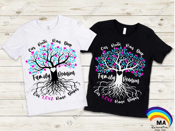 Family Reunion Tree SVG PNG STUDIO3: Roots Run Deep Design (Digital Image)