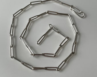 Paperclip Chain Choker Necklace